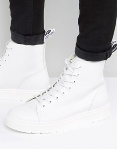 Ботинки с 8 парами люверсов Dr Martens Talib - Белый