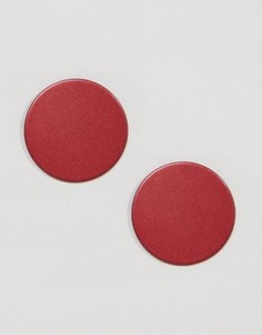 Серьги в виде дисков ASOS - Розовый