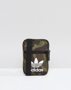 Сумка с камуфляжным принтом adidas Originals - Мульти