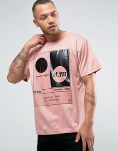 Футболка с принтом Diesel T-WALLACE - Розовый