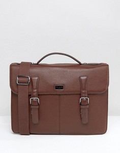 Кожаный портфель Ted Baker - Коричневый