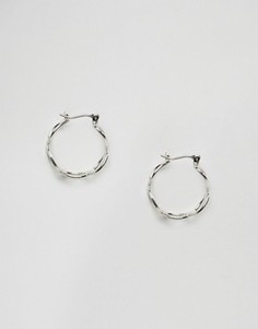 Серьги-кольца ASOS - Серебряный