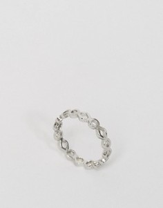 Кольцо на мизинец ASOS - Серебряный