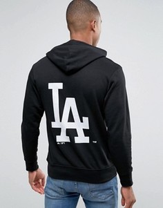Худи с принтом на спине Majestic L.A. Dodgers - Черный