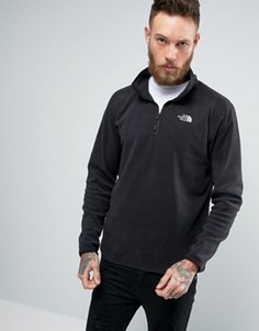 Черный свитшот на молнии 1/4 The North Face 100 Glacier - Черный