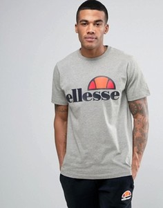 Футболка с классическим логотипом Ellesse - Серый