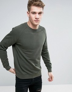 Свитшот цвета хаки ASOS - Зеленый