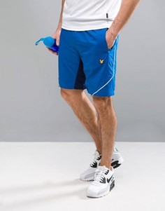 Синие спортивные шорты Lyle &amp; Scott Fitness Clark - Синий