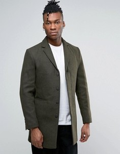 Пальто с добавлением шерсти Selected - Зеленый