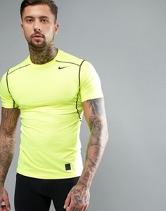 Желтая футболка Nike Training 801239-702 - Черный