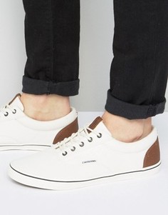 Парусиновые кеды Jack &amp; Jones Vision - Кремовый