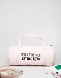 Спортивная сумка с надписью After This Were Getting Pizza от Ban.Do - Мульти