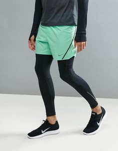 Зеленые шорты Nike Running Aeroswift 5 717881-387 - Зеленый