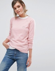 Свитшот с круглым вырезом и логотипом Jack Wills Colby - Розовый