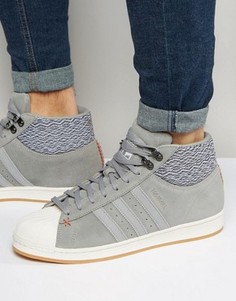 Серые кроссовки adidas Originals Pro Model BT AQ8160 - Серый