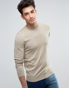 Джемпер из 100% хлопка United Colors of Benetton - Бежевый