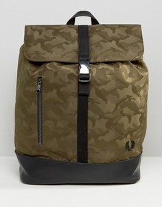 Камуфляжный рюкзак Fred Perry - Зеленый