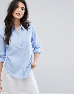 Рубашка в стиле преппи Hollister - Синий