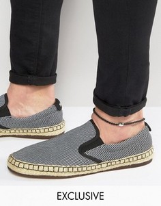 Черный кожаный браслет на ногу DesignB London - Черный