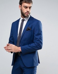 Приталенный пиджак Selected - Синий