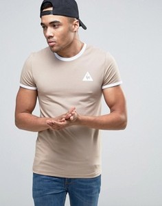 Бежевая футболка Le Coq Sportif Ringer эксклюзивно для ASOS 1622163 - Бежевый