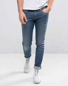 Джинсы слим с выбеленным эффектом Pepe Jeans Finsbury - Синий