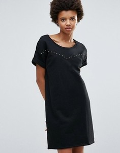 Трикотажное платье-футболка Maison Scotch - Серый