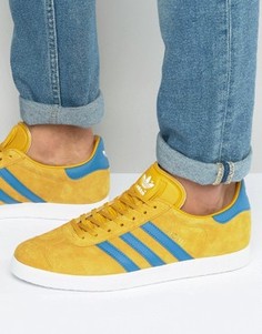 Желтые кроссовки adidas Originals Gazelle BB5258 - Желтый