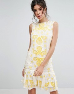 Цельнокройное платье мини с пайетками Frock &amp; Frill - Белый
