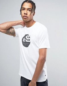 Белая футболка с принтом Nike SB 833638-100 - Белый