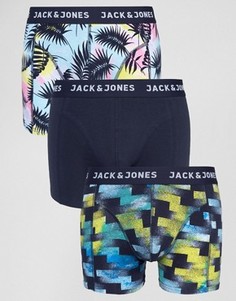 3 пары боксеров-брифов Jack &amp; Jones - Мульти