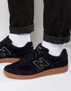 Черные замшевые кроссовки New Balance CT288BL - Черный