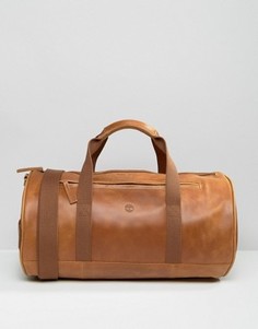 Кожаная коричневая сумка дафл Timberland - Коричневый