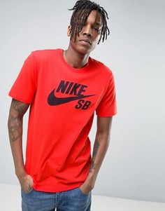 Красная футболка с логотипом Nike SB 821946-852 - Красный