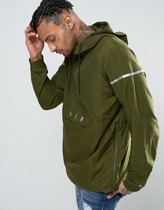 Худи через голову с логотипом зеленого цвета Nike Air 832156-331 - Зеленый