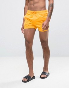 Желтые короткие шорты для плавания ASOS - Желтый