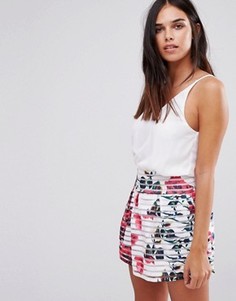 Платье 2 в 1 с цветочным принтом AX Paris - Кремовый