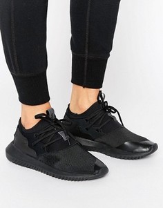 Черные кроссовки adidas Originals Black Tubular Entrap - Черный