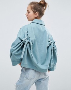 Куртка с бантами на спине ASOS - Зеленый