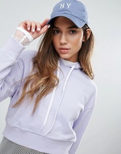 Мягкая кепка с винтажным логотипом NY New Era 9Forty - Синий