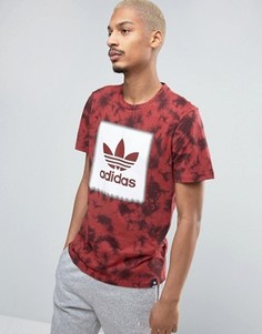Футболка с логотипом adidas Skateboarding Remix BJ8721 - Красный