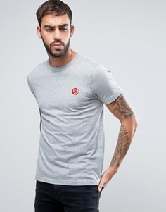 Серая меланжевая футболка узкого кроя с логотипом PS PS by Paul Smith - Серый