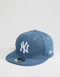 Джинсовая бейсболка New Era 9Fifty - Темно-синий