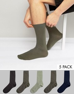 5 пар носков ASOS - Мульти