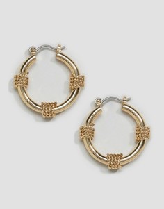 Серьги-кольца ASOS - Золотой