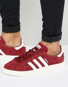 Бордовые кроссовки Аdidas Originals Campus BB0079 - Красный