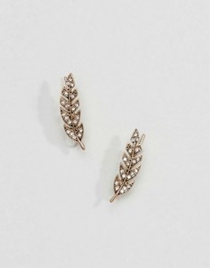 Серьги-клаймберы ASOS - Золотой