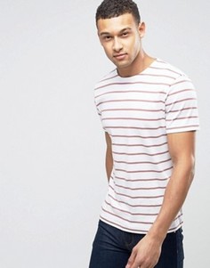 Полосатый топ Selected Homme - Белый