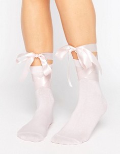 Носки с завязками ASOS - Розовый