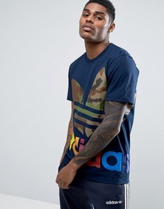 Футболка adidas Originals - Темно-синий